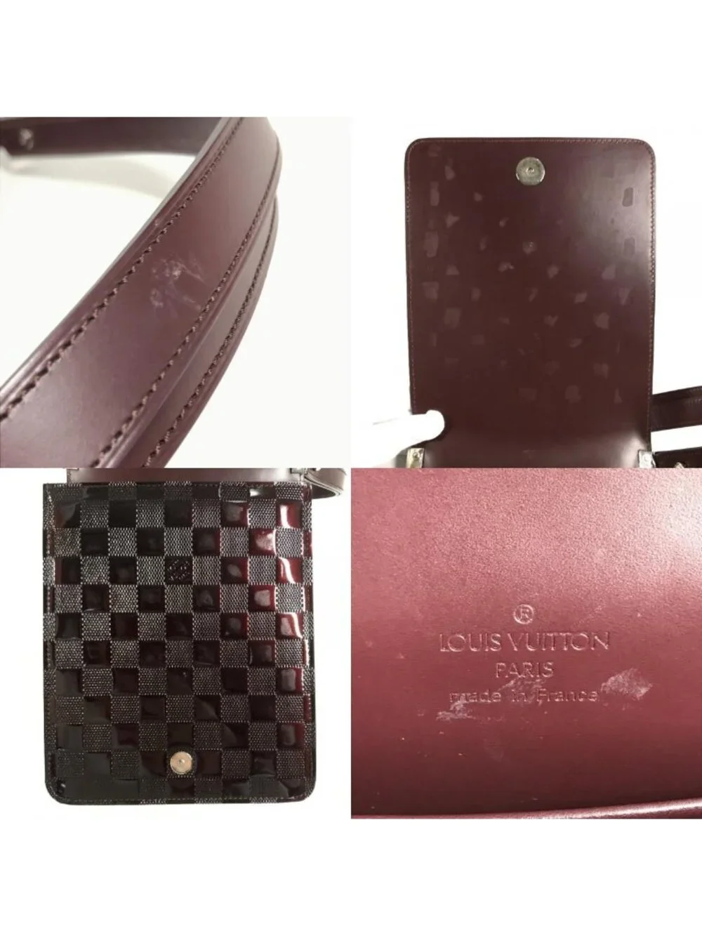 Louis Vuitton Shoulder Bag Club Carmine Purple